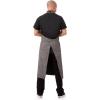 imageChef Works Unisex Corvallis Chefs Bib ApronBlack Steel Grey