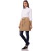 imageChef Works Custom Unisex Austin Half Bistro ApronNatural