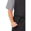 imageChef Works Custom Unisex CrossBack Bib ApronBlack