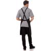 imageChef Works Custom Unisex CrossBack Bib ApronBlack