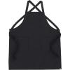 imageChef Works Custom Unisex CrossBack Bib ApronBlack