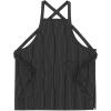 imageChef Works Custom Unisex CrossBack Bib ApronBlack W Wht Pinstripe