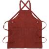 imageChef Works Custom Unisex Uptown CrossBack Bib ApronRed Navy