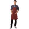 imageChef Works Custom Unisex Uptown CrossBack Bib ApronRed Navy