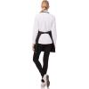 imageChef Works Custom Unisex VNeck Tuxedo ApronBlack