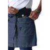 imageChef Works Unisex Craftsman Half Bistro Apron Indigo Blue One Size