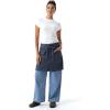 imageChef Works Unisex Craftsman Half Bistro Apron Indigo Blue One Size