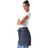 imageChef Works Unisex Craftsman Half Bistro Apron Indigo Blue One Size