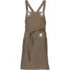 imageChef Works Custom Unisex Uptown CrossBack Bib ApronBlue Taupe