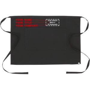 imageChef Works Custom Half Bistro ApronBlack