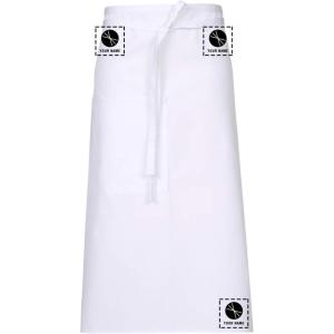 imageChef Works Custom Unisex Bistro ApronWhite