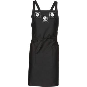 imageChef Works Custom Unisex CrossBack Bib ApronBlack