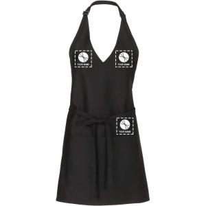 imageChef Works Custom Unisex VNeck Tuxedo ApronBlack