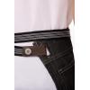 imageChef Works Unisex Berkeley SnapOn Waist TiesBlack Gray