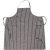 imageChef Works Unisex English Chef ApronGrey W Wht Stripe