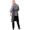 imageChef Works Unisex English Chef ApronNavy W Chalk Stripe