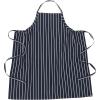 imageChef Works Unisex English Chef ApronNavy W Chalk Stripe