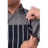 imageChef Works Unisex English Chef ApronNavy W Chalk Stripe
