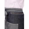 imageChef Works Unisex Manhattan Half Bistro ApronIndigo Blue