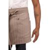 imageChef Works Unisex Seattle Half Bistro ApronTaupe