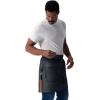 imageChef Works Unisex Utility Half Bistro ApronBlack Natural