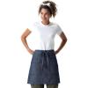 imageChef Works Unisex Utility Half Bistro ApronNavy Natural