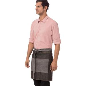 imageChef Works Unisex Manhattan Half Bistro ApronBlack