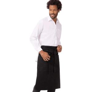imageChef Works Unisex Reversible Server Apron Black One Size
