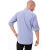 imageChef Works Mens Modern Chambray Dress ShirtBlue