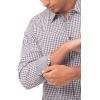 imageChef Works Mens Modern Gingham Long Sleeve Dress ShirtChocolate