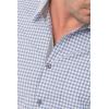 imageChef Works Mens Modern Gingham Long Sleeve Dress ShirtStrong Blue