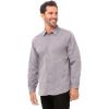 imageChef Works Mens Modern Chambray Dress ShirtGrey