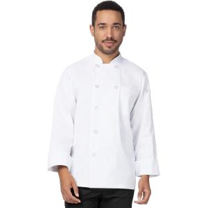 imageChef Works Mens Le Mans Chef CoatWhite  Sustainable