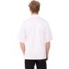 imageChef Works Customized Unisex Capri Premium Cotton Chef CoatWhite