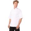 imageChef Works Customized Unisex Capri Premium Cotton Chef CoatWhite