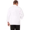 imageChef Works Embroidered Mens Milan Premium Cotton Chef CoatWhite