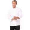 imageChef Works Embroidered Mens Milan Premium Cotton Chef CoatWhite