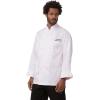 imageChef Works Personalized Mens Madrid Premium Cotton Chef CoatWhite