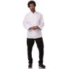 imageChef Works Personalized Mens Madrid Premium Cotton Chef CoatWhite