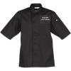 imageChef Works Custom Mens Valais VSeries Chef CoatBlack Black