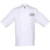 imageChef Works Customized Unisex Capri Premium Cotton Chef CoatWhite