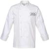 imageChef Works Embroidered Mens Milan Premium Cotton Chef CoatWhite