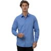 imageChef Works Mens Premium Formal Dress ShirtFrench Blue