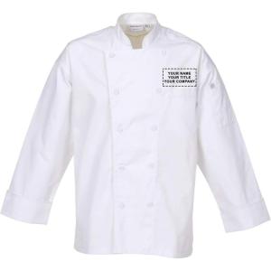 imageChef Works Customized Unisex Lyon Executive Chef CoatWhite