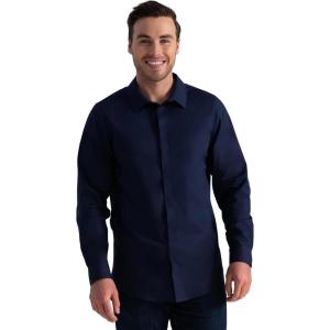 imageChef Works Mens Premium Formal Dress ShirtNavy