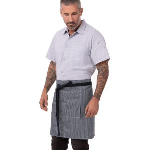 imageChef Works Unisex Portland Half Bistro ApronIndigo Blue