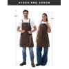 image:imageChef Works Unisex Ayden Grill ApronChocolate
