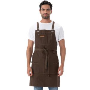 image:imageChef Works Unisex Ayden Grill ApronChocolate