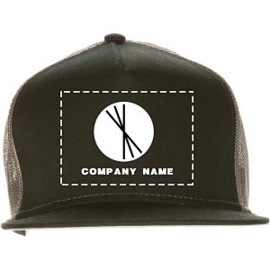 image:imageChef Works Custom Embroidered BlackCharcoal Twill Skater Hat SM