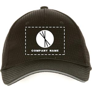 image:imageChef Works Custom Embroidered Cool Vent Baseball Cap with Gray Trim
